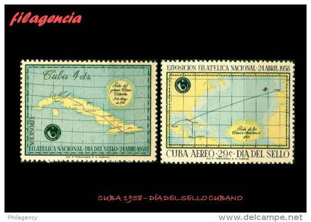 CUBA MINT. 1958-05 DÍA DEL SELLO CUBANO - Nuovi