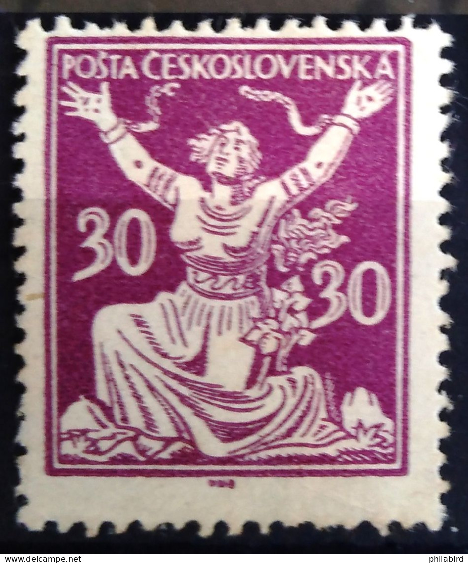 TCHECOSLOVAQUIE                          N° 165                               NEUF* - Unused Stamps