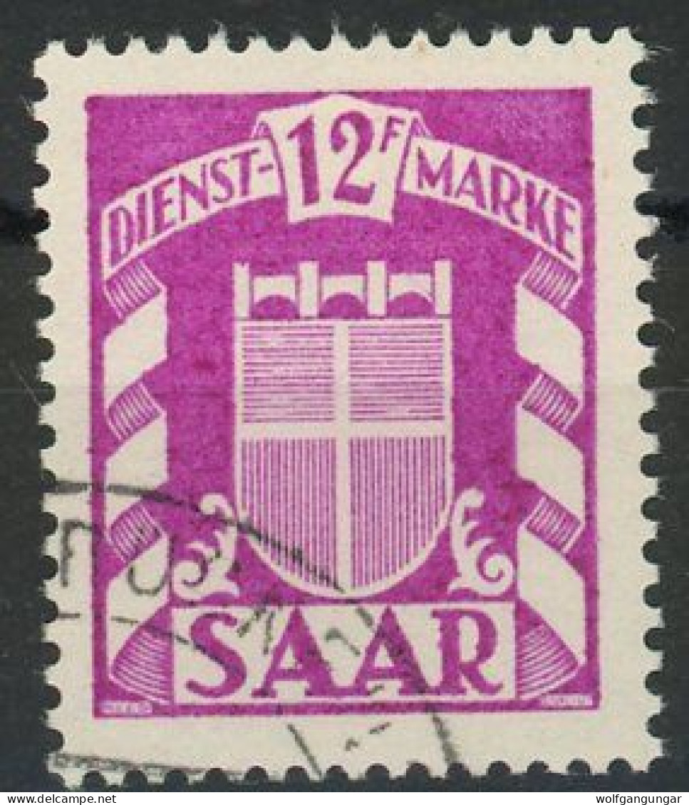 SAAR DIENSTMARKEN 1949 Michel Nummer 39 Gestempelt - Dienstmarken