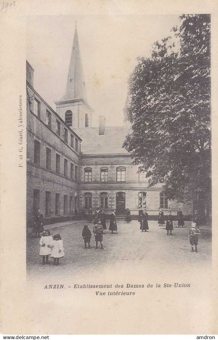 (o) Anzin - Etablissement Des Dames De La Ste Union - Vue Intérieure - Anzin