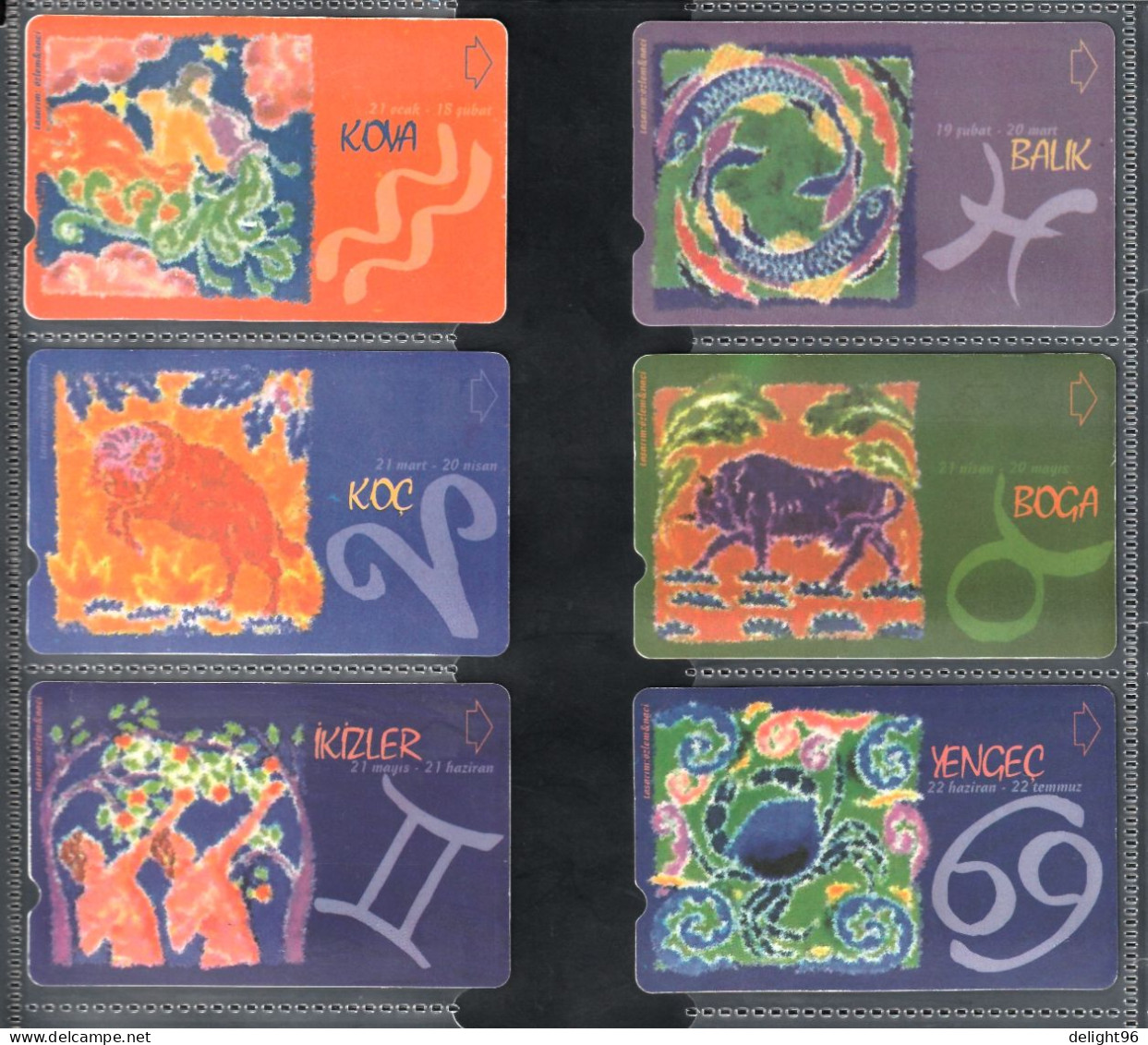 2002 Turkey Signs Of Zodiac Complete Set - Zodiaque