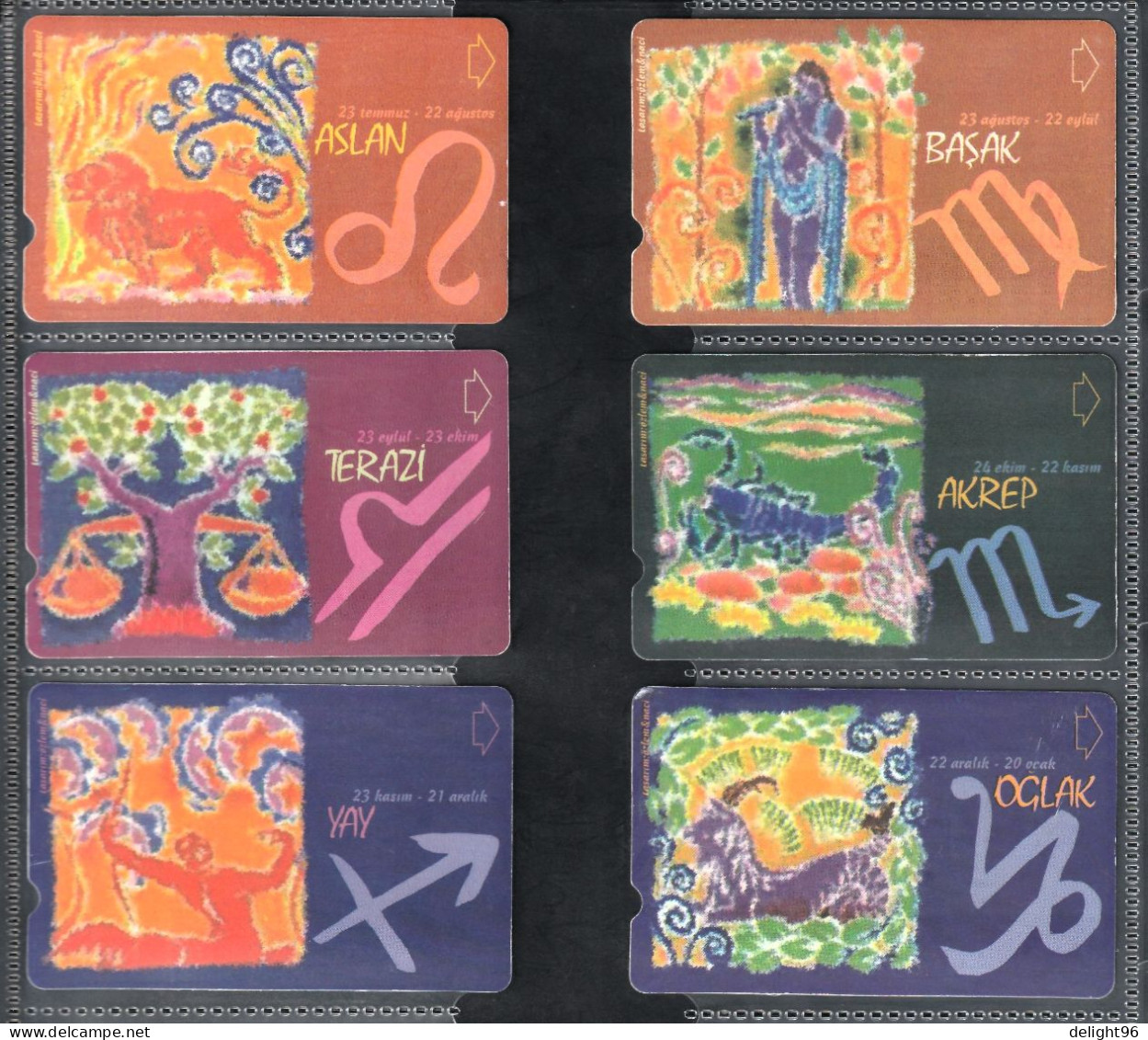 2002 Turkey Signs Of Zodiac Complete Set - Zodiaque