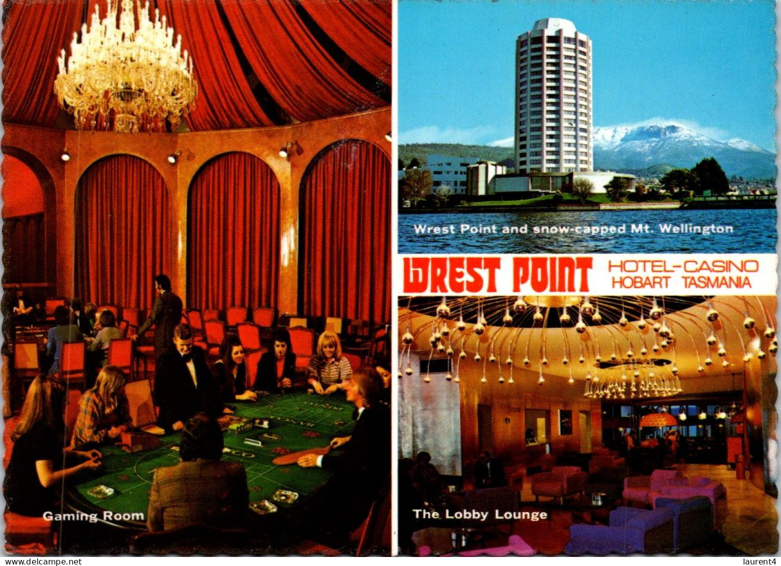 12-11-2023 (2 V 1) Australia (posted No Stamp) TAS - Hobart Wrest Pont Hotel & Casino - Casinos