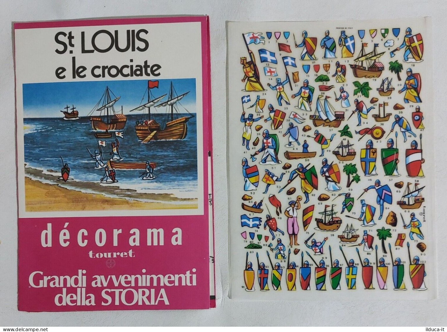 06867 155crt/ - Decorama Touret - St. Louis E Le Crociate - 102 Decal - Altri & Non Classificati