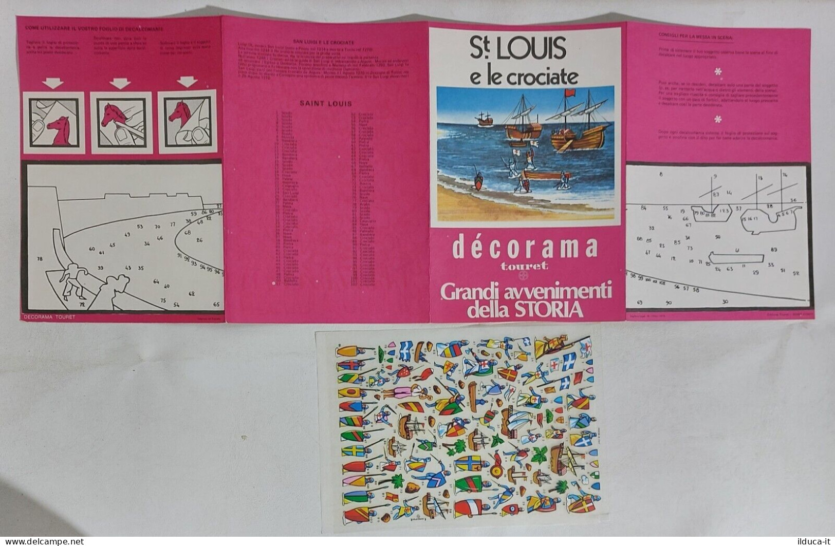 06867 155crt/ - Decorama Touret - St. Louis E Le Crociate - 102 Decal - Andere & Zonder Classificatie