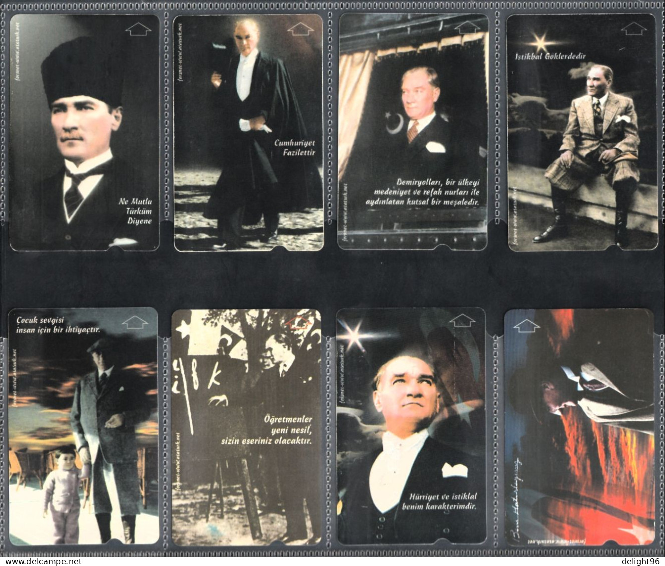 2002 Turkey Mustafa Kemal Ataturk, Founder Of The Republic And First President Complete Set - Turkije