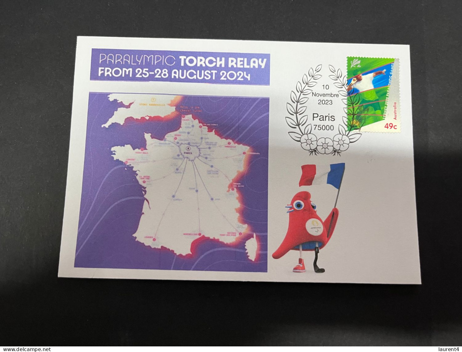 12-11-2023 (2 V 2) Paralympic Torch Relay 25 To 28 August 2023 - Itenerary Reveal 10-10-2023 - Estate 2024 : Parigi