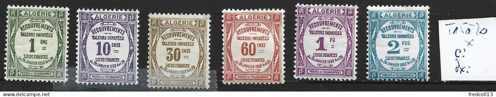 ALGERIE FRANCAISE TAXES 15 à 20 * Côte 56 € - Timbres-taxe