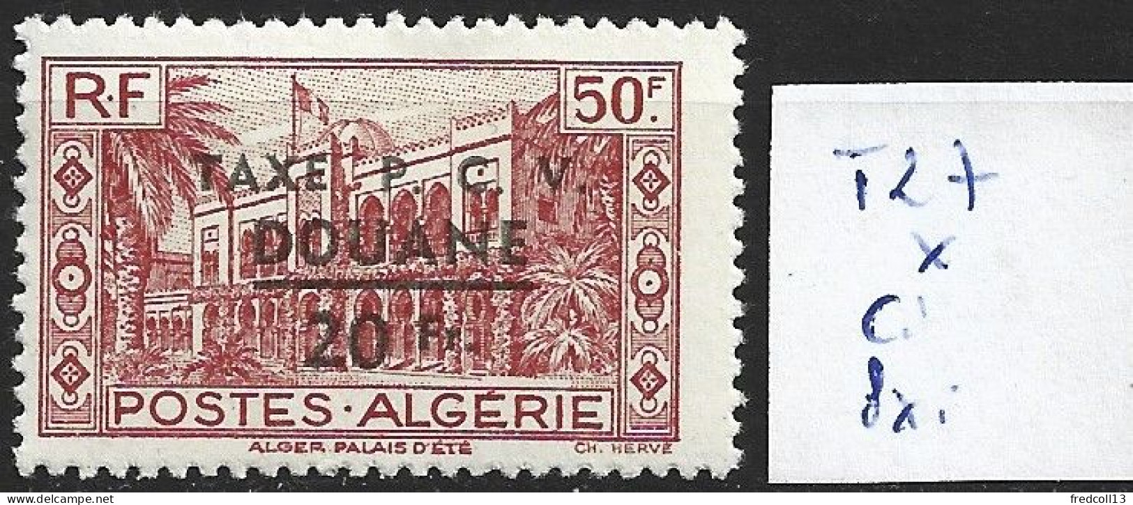 ALGERIE FRANCAISE TAXE 27 * Côte 0.50 € - Timbres-taxe