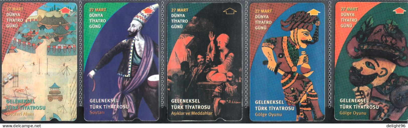 2002 Turkey World Theatre Day: Historical Turkish Performance Arts Complete Set - Culture