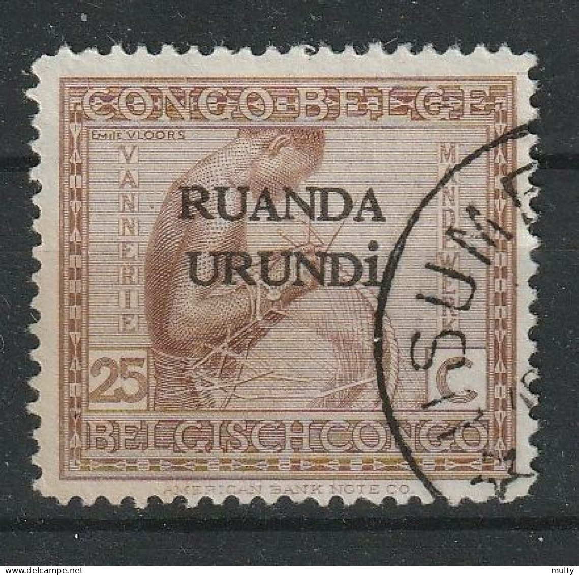 Ruanda-Urundi Y/T 54 (0) - Oblitérés