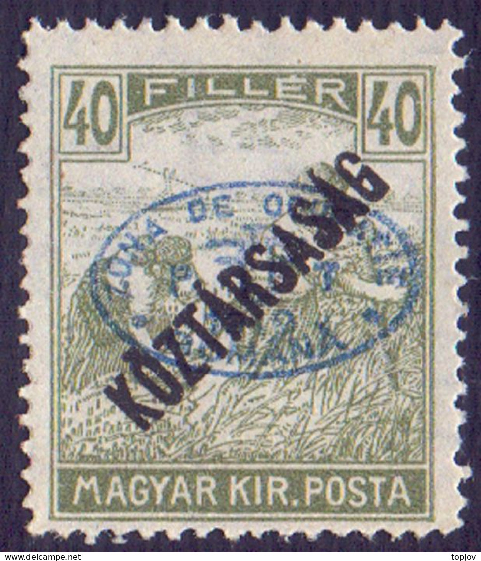 HUNGARY - MAGYARORSZAG. - KOZTARSASAG OVPT. - **MNH - 1919 - Debreczen