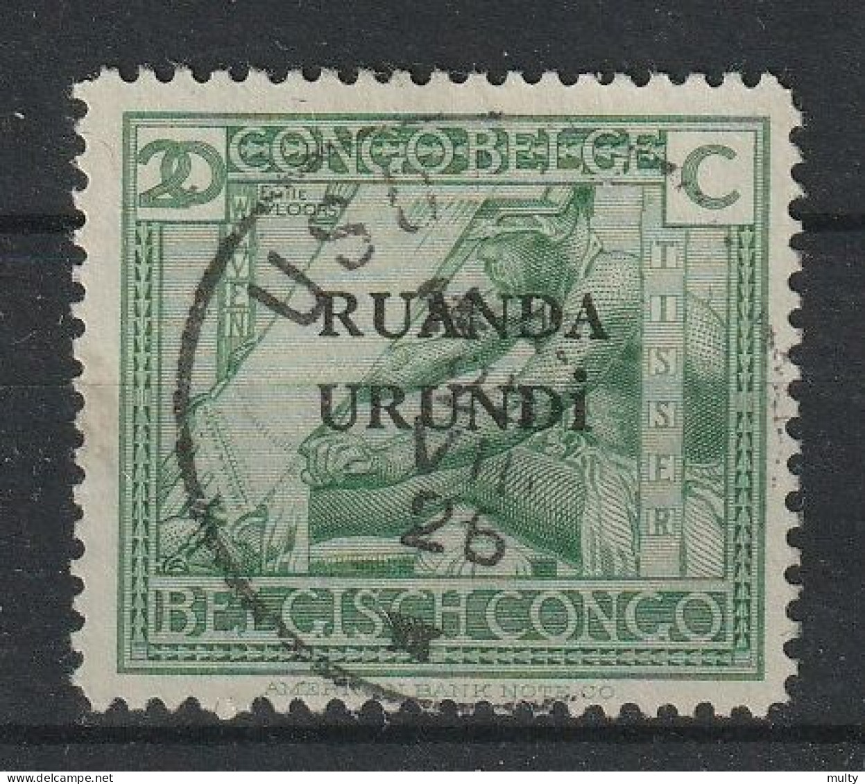 Ruanda-Urundi Y/T 62 (0) - Usati