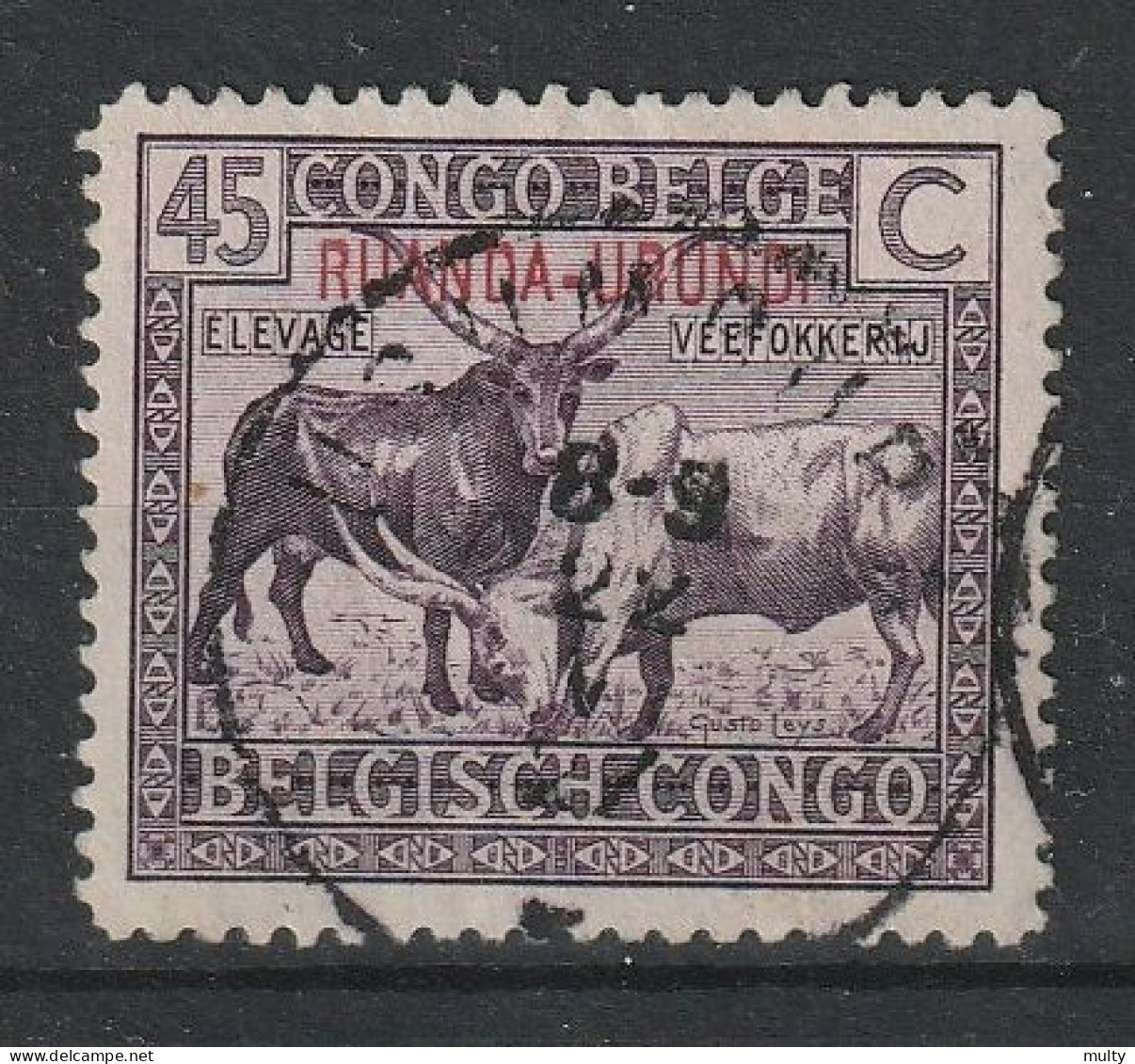 Ruanda-Urundi Y/T 66 (0) - Used Stamps