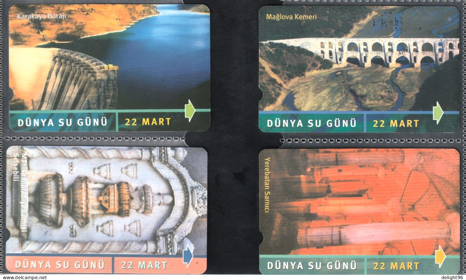 2002 Turkey World Water Day Complete Set - Landscapes