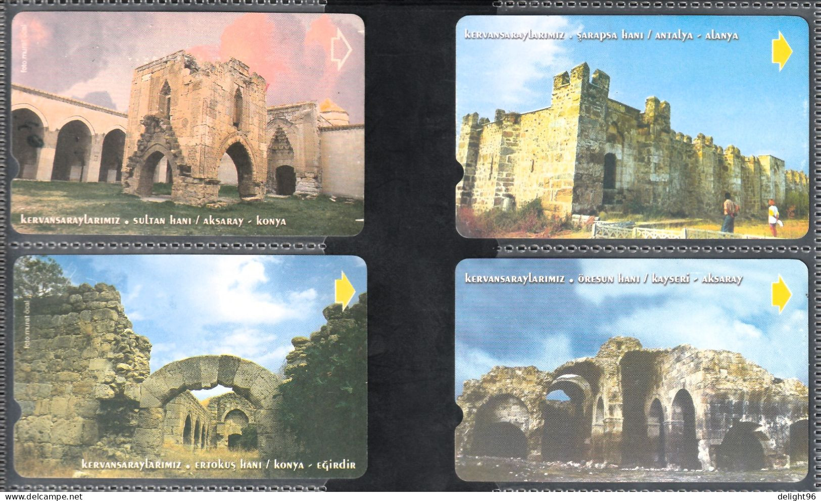 1999 Turkey Caravanserais (Roadside Inns For Caravans) Complete Set - Ontwikkeling