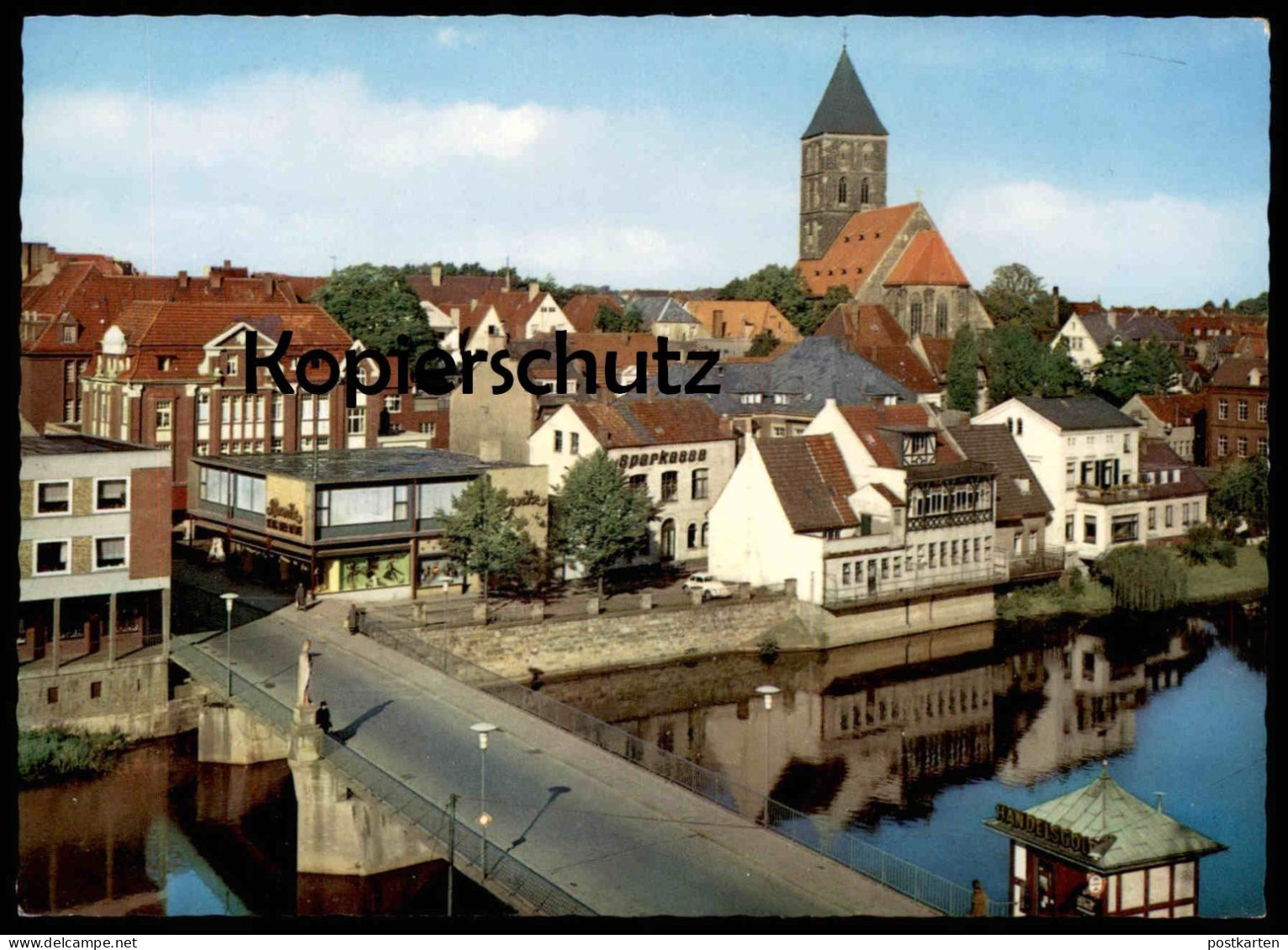 ÄLTERE POSTKARTE RHEINE EMSBRÜCKE Ems Brücke Ansichtskarte AK Postcard Cpa - Rheine