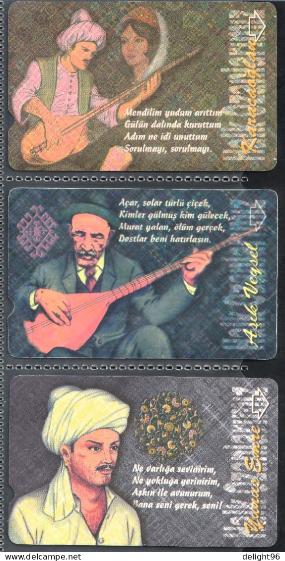 2000 Turkey Folk Poets Complete Set - Kultur