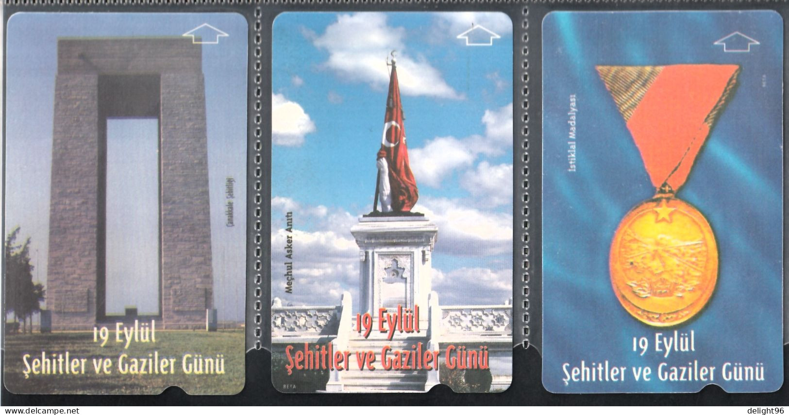 2001 Turkey Martyrs And Veterans Remembrance Day Complete Set - Esercito