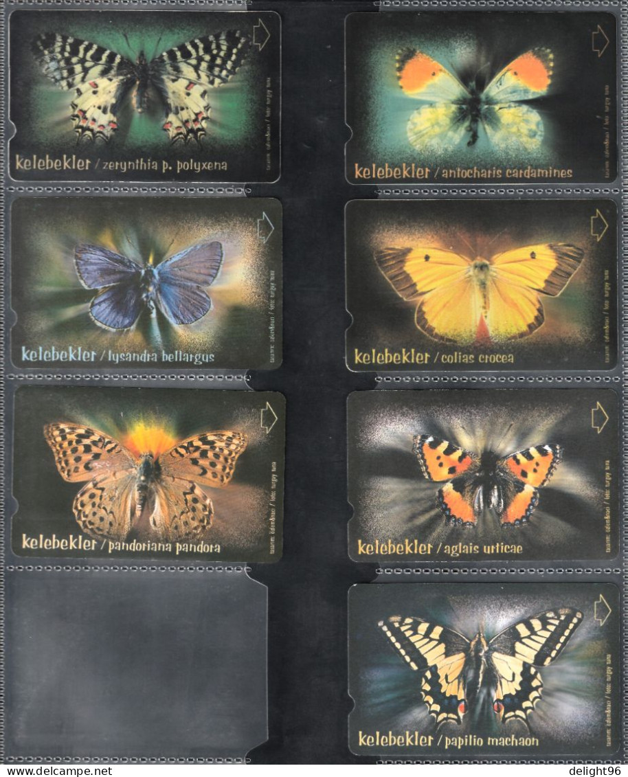 2002 Turkey Butterlies Complete Set - Farfalle