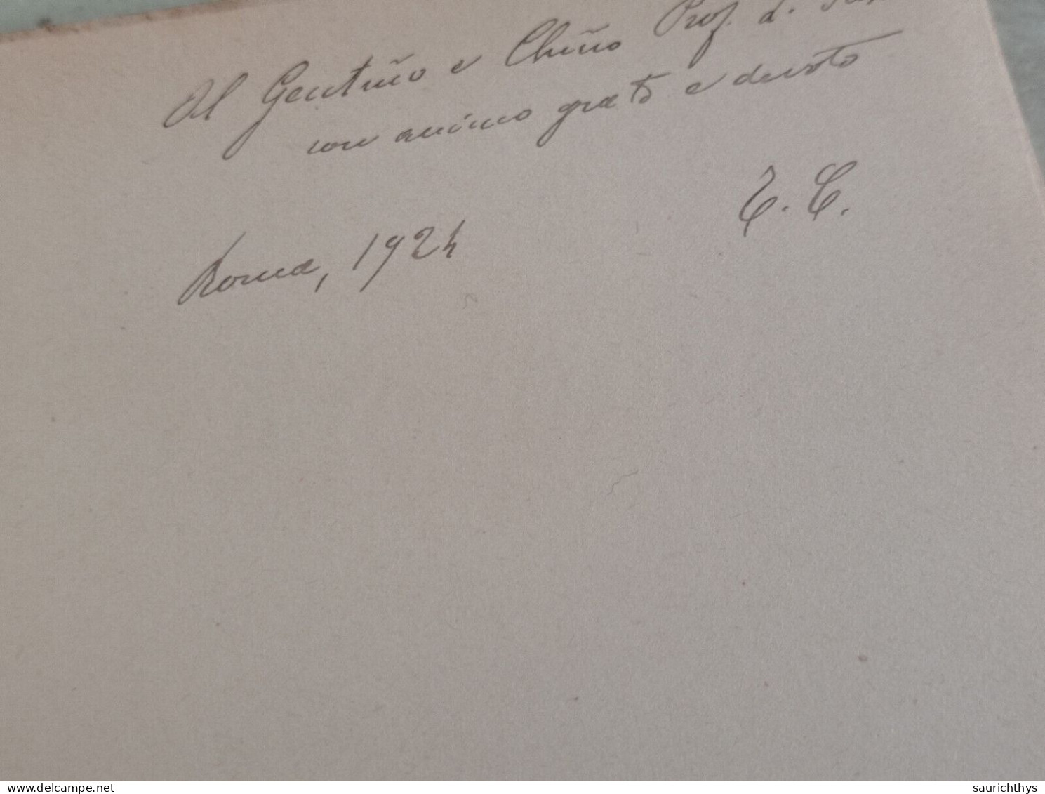 Fraga Montana Rime Con Autografo Prof. Tito Colamarino Tipografia Forzani Roma 1907 - Poesie