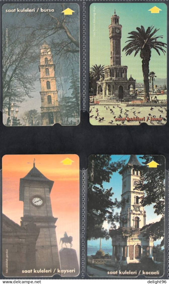 1999 Turkey Clock Towers Complete Set - Turkije