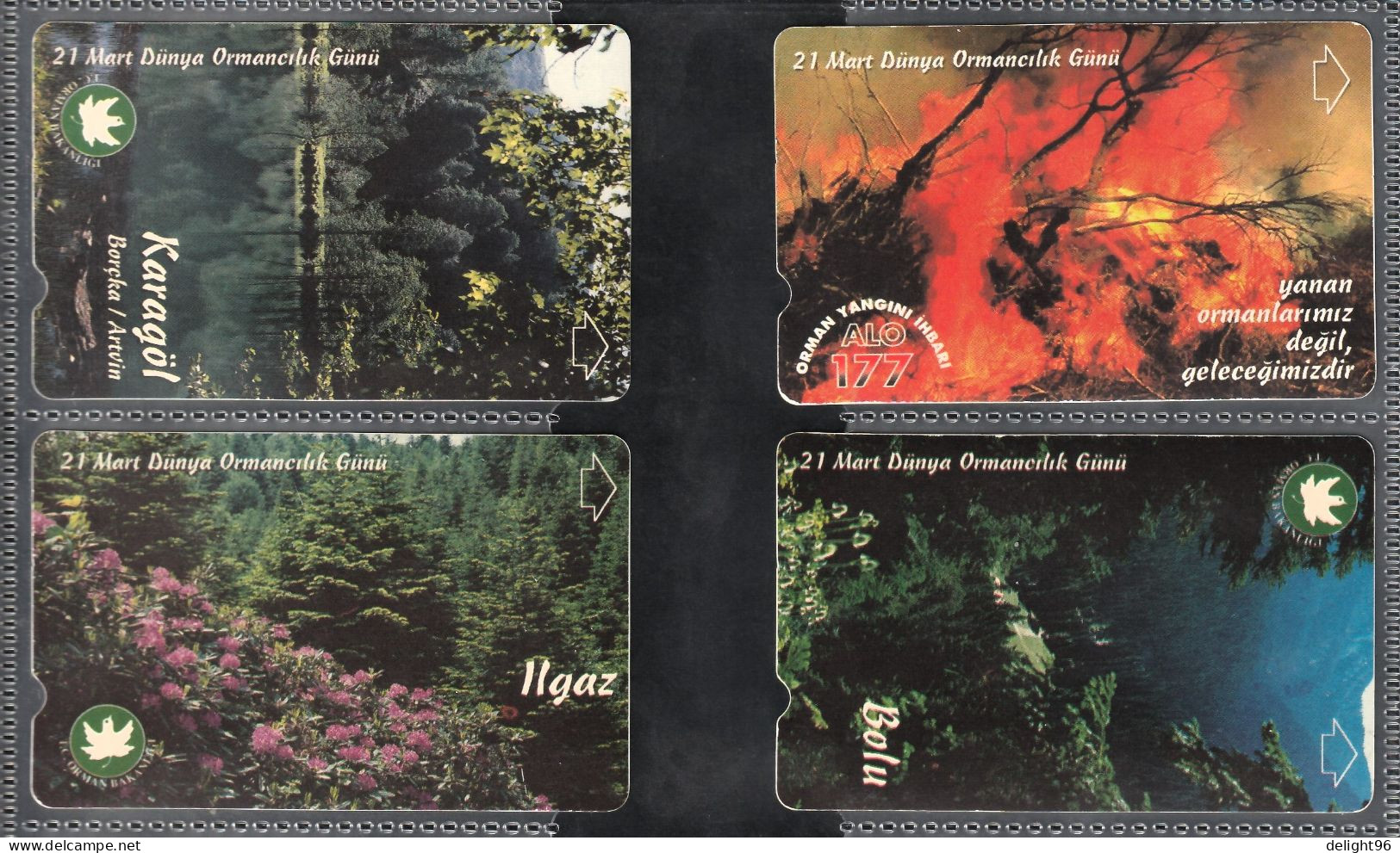 2002 Turkey World Forestry Day Complete Set - Paisajes
