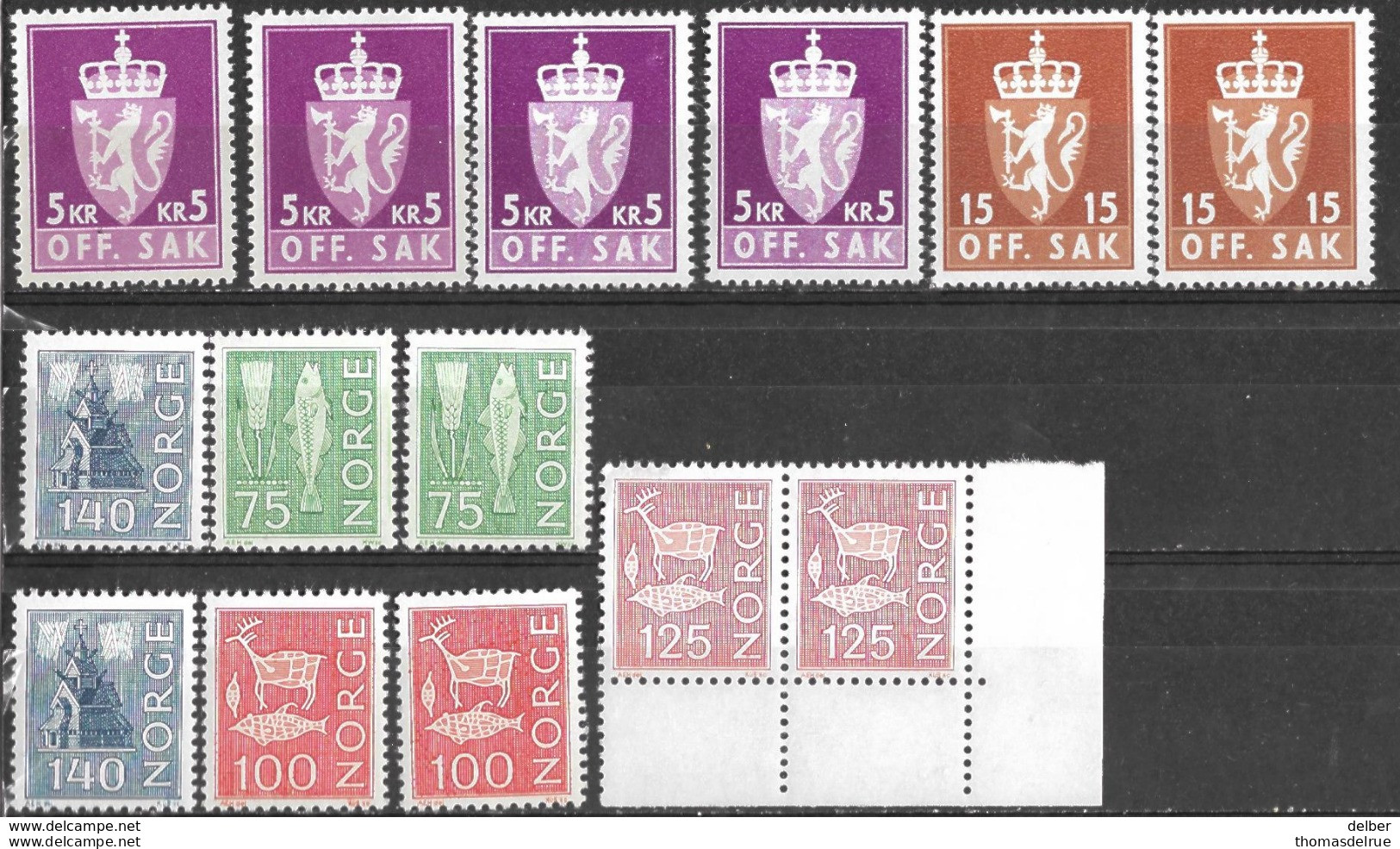 _6R-623:  Restje Van 16 Zegels : Postfris: MNH: - Unused Stamps