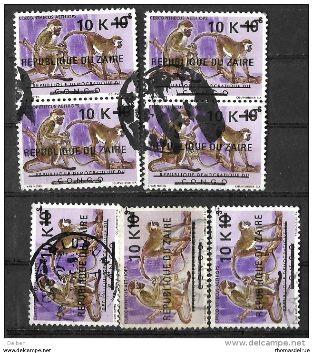 _6Xz-940:  Restje Van 7 Zegels N° N° 908: ....om Verder Uit Te Zoeken... - Used Stamps