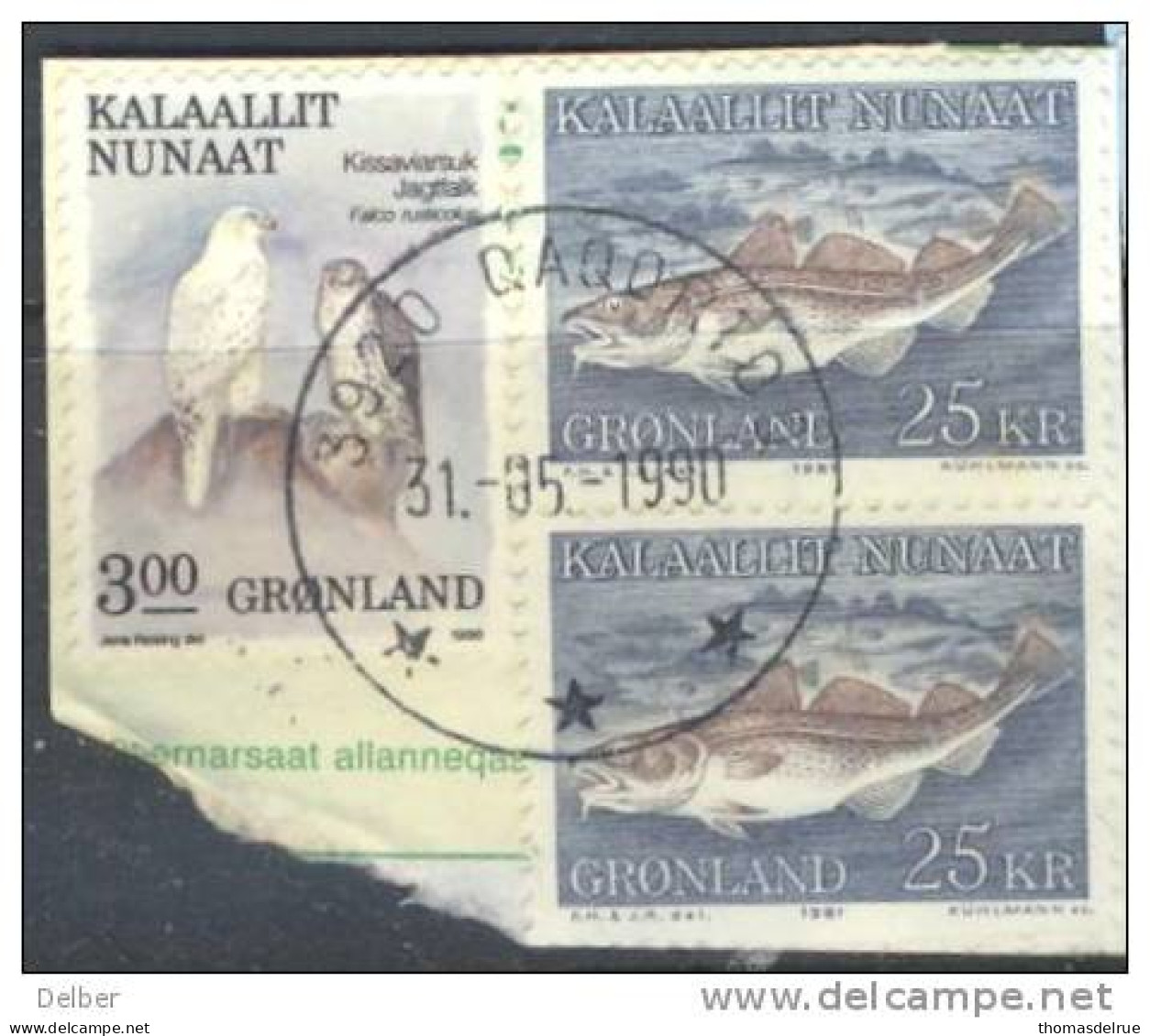 _If522: Groenland: FAC.N° 129x2 + 181: 3920  QAQORTOQ - Used Stamps