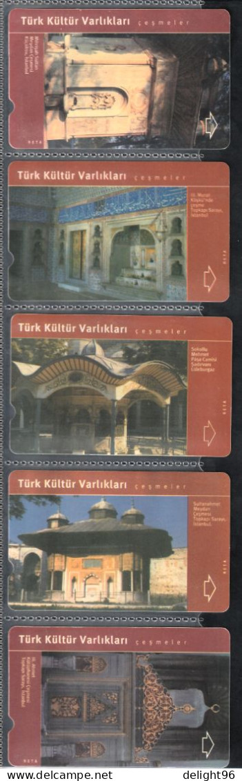 2002 Turkey Cultural Heritage: Monuments Complete Set - Cultura