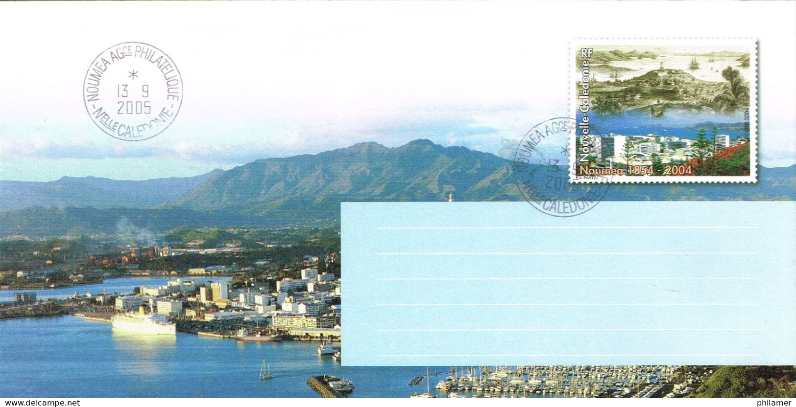 Nouvelle Caledonie Caledonia Pap Pret A Poster Entier Postal Stationery Public Noumea Port Paquebot Cad Ag Phil 2005 - Prêt-à-poster