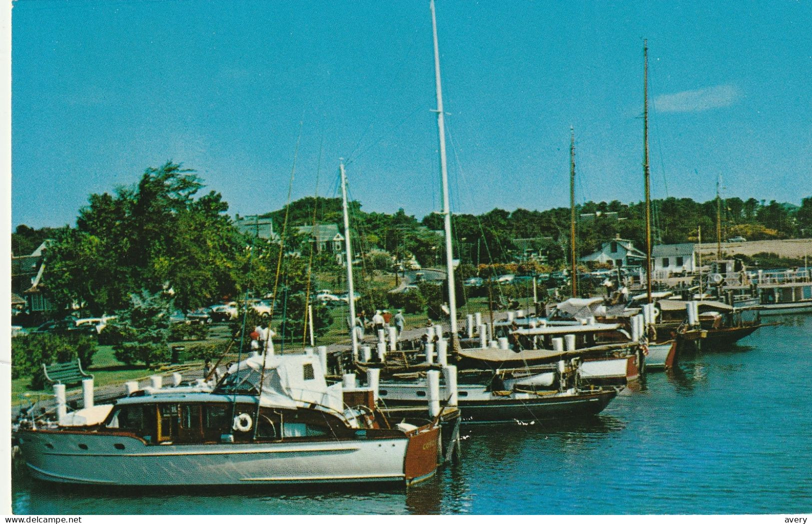 Pleasure Craft At Hyannis Harbor, Cape Cod, Massachusetts - Cape Cod