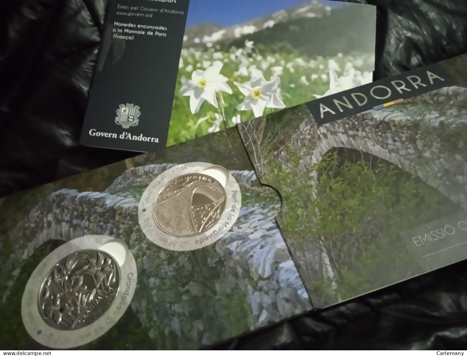 Euros Andorra Set 2 Coins 2021  Natur Tirage 3000 Jempl. - Andorra