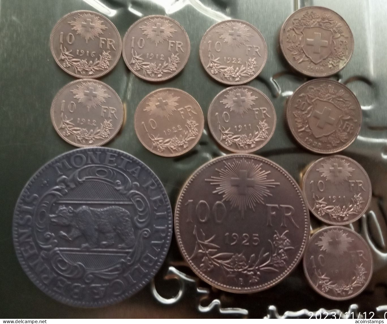 SWITZERLAND 12 Re-strike Coins Collection Lot You Also Can Buy One Or Some Of Them,Bern - Autres & Non Classés