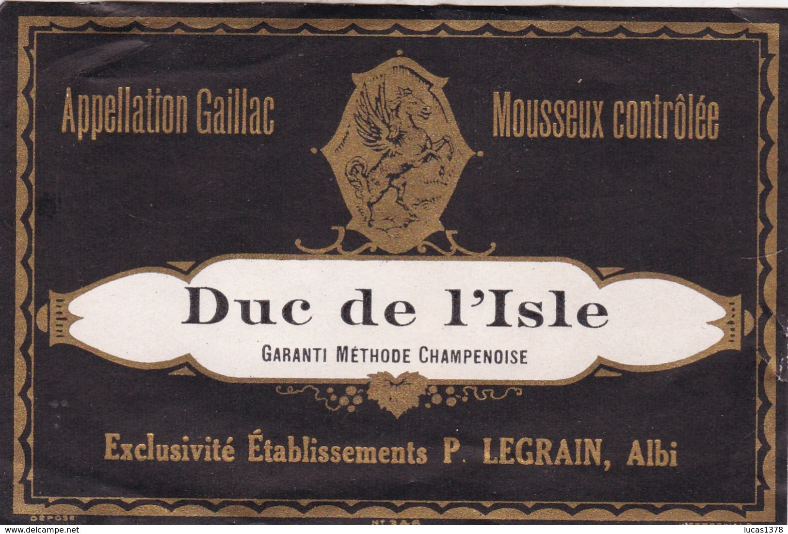 ALBI / LEGRAIN / DUC DE L ISLE / GAILLAC MOUSSEUX - Gaillac