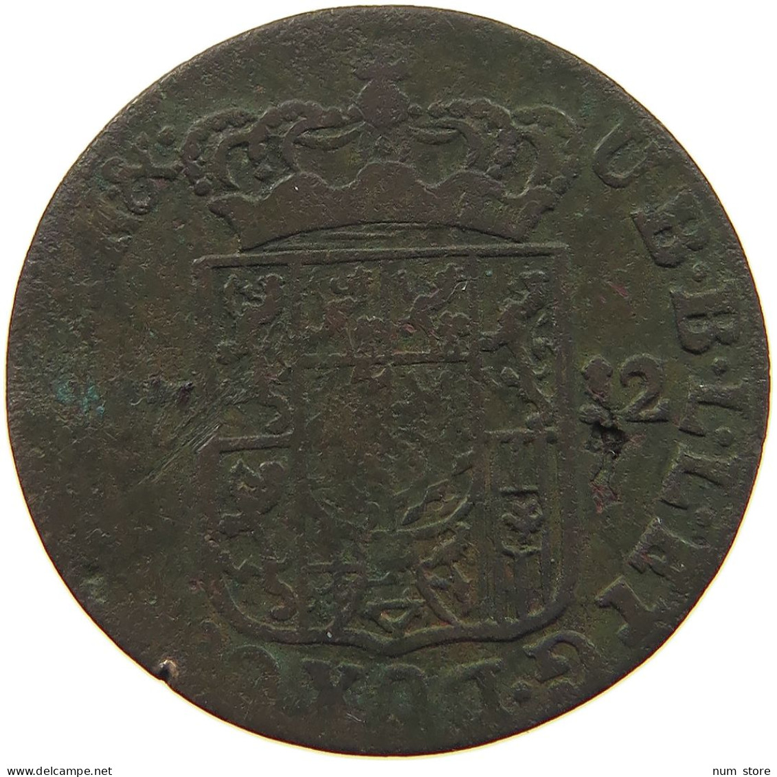 SPANISH NETHERLANDS NAMUR LIARD 1712 Maximilian Emanuel Von Bayern 1711-1714 #c080 0403 - 1556-1713 Spanish Netherlands