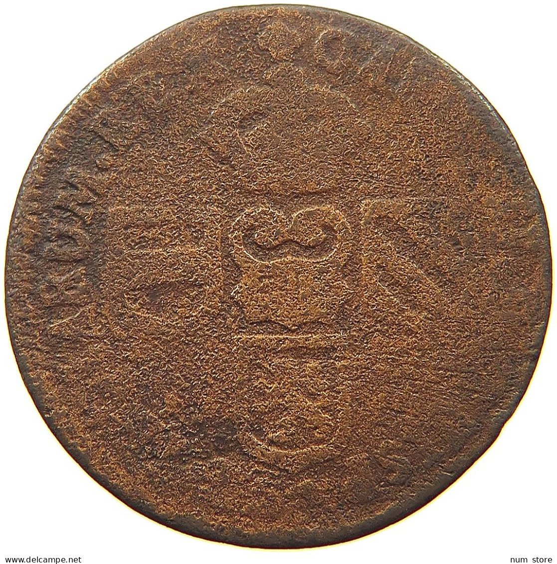 SPANISH NETHERLANDS LIARD 1693 CARLOS II (1665-1700) #s053 0341 - 1556-1713 Países Bajos Españoles