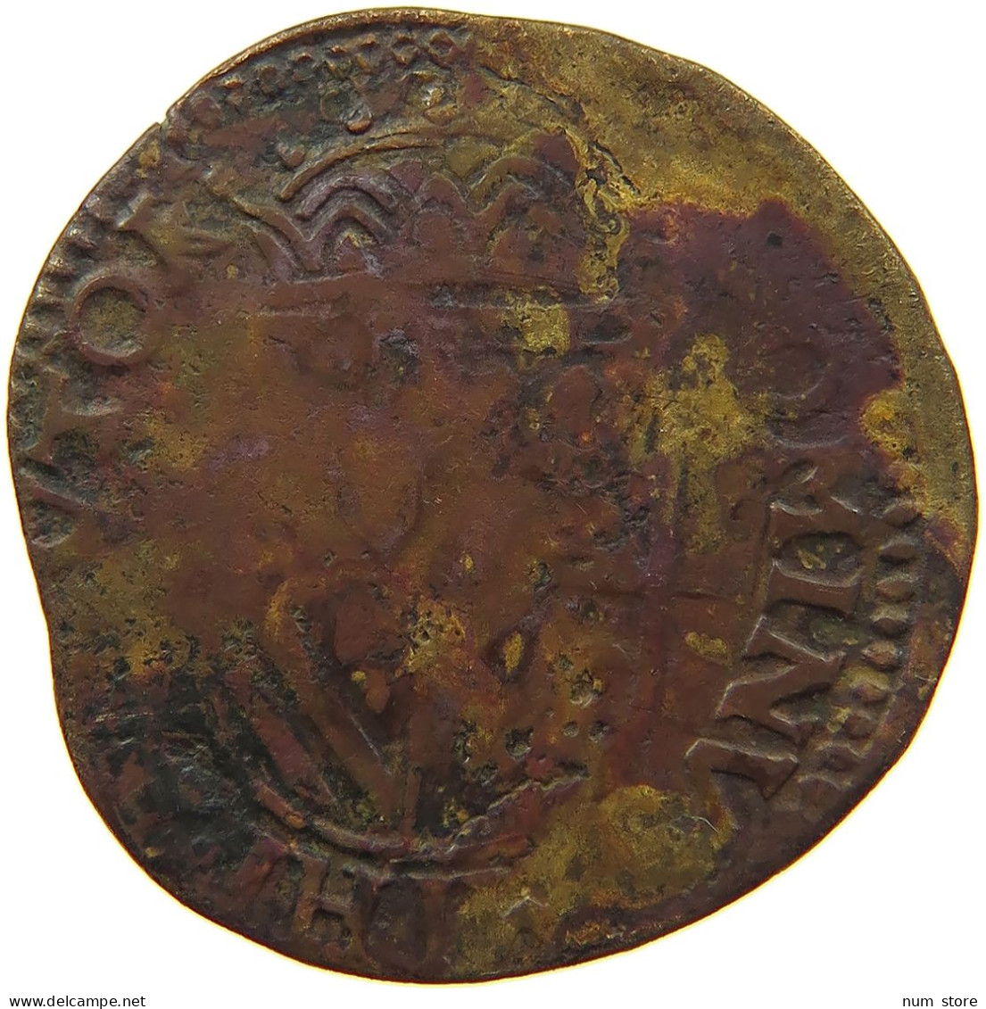 SPANISH NETHERLANDS LIARD  FELIPE II. 1556-1598 HAINAUT #s080 0801 - 1556-1713 Spanische Niederlande