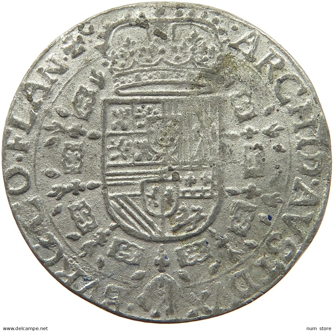 SPANISH NETHERLANDS FLANDRES TALER 1641 FORGERY, RESTRIKE, COPY, NACHPRÄGUNG FELIPE IV. #sm07 0205 - 1556-1713 Pays-Bas Espagols