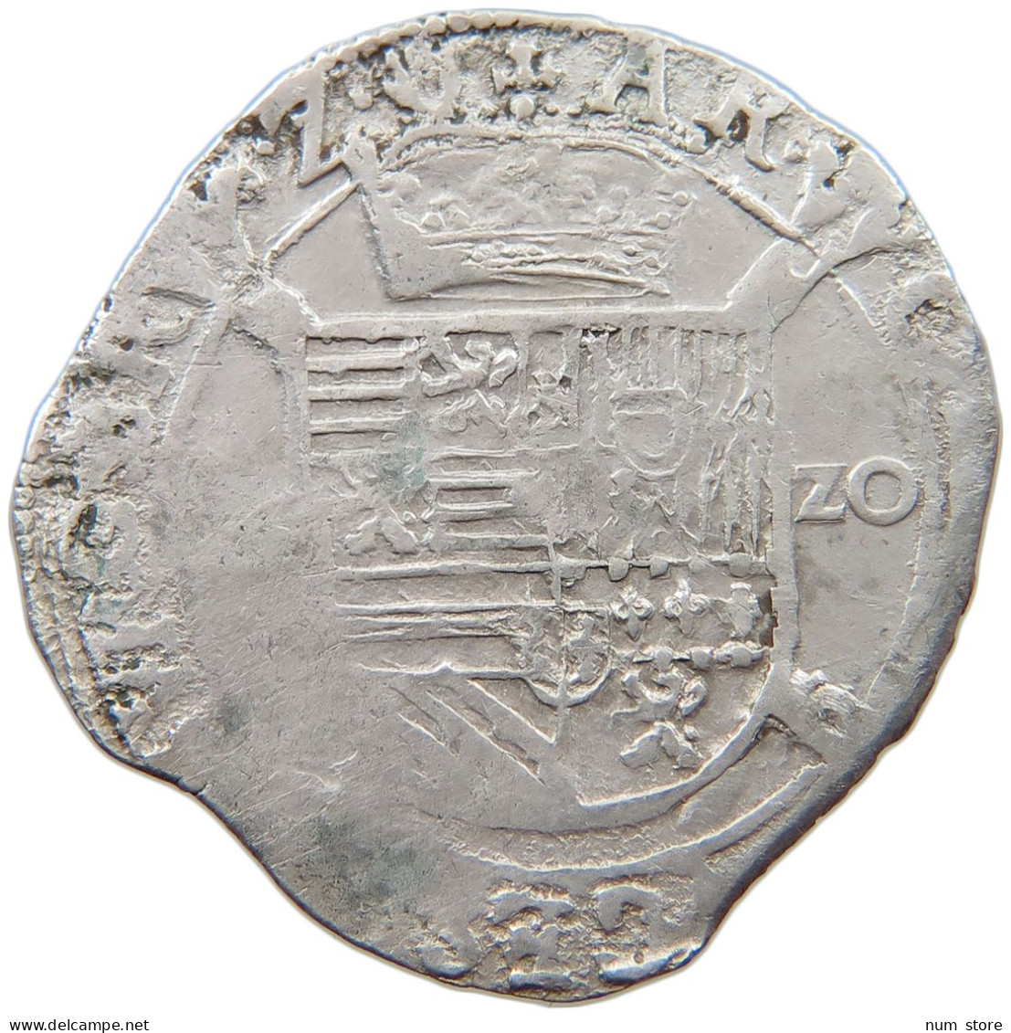 SPANISH NETHERLANDS ESCALIN 1620 Albert & Isabella (1598-1621) #t128 0411 - 1556-1713 Spanische Niederlande