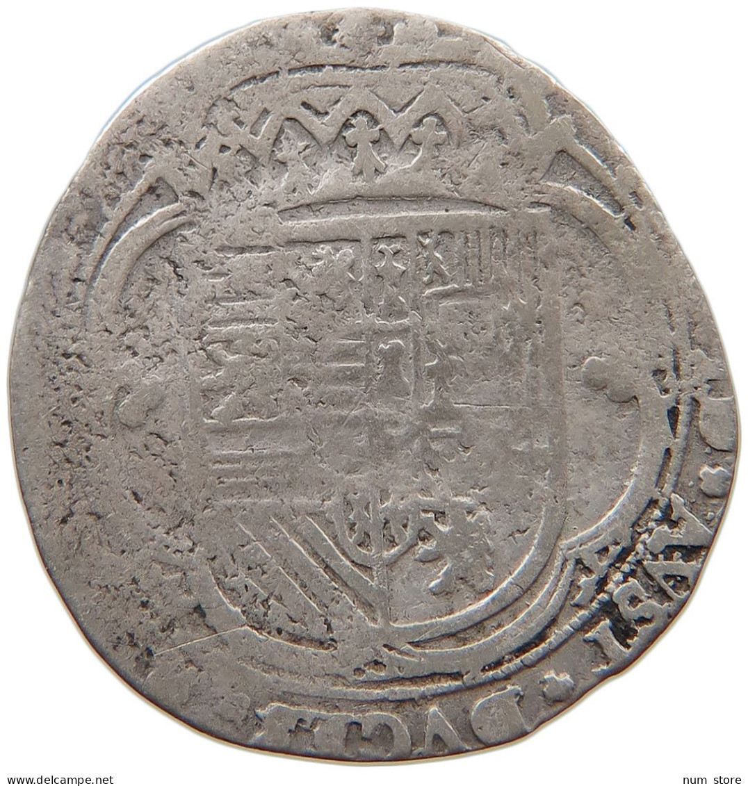 SPANISH NETHERLANDS 3 STUIVERS 16.. Albert & Isabella (1598-1621) #t011 0551 - 1556-1713 Paesi Bassi Spagnoli