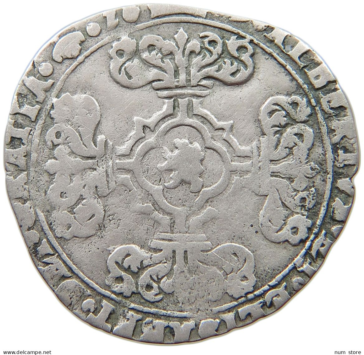 SPANISH NETHERLANDS 3 PATARDS 1620 Albert & Isabella (1598-1621) Antwerp #t129 0553 - 1556-1713 Spanische Niederlande