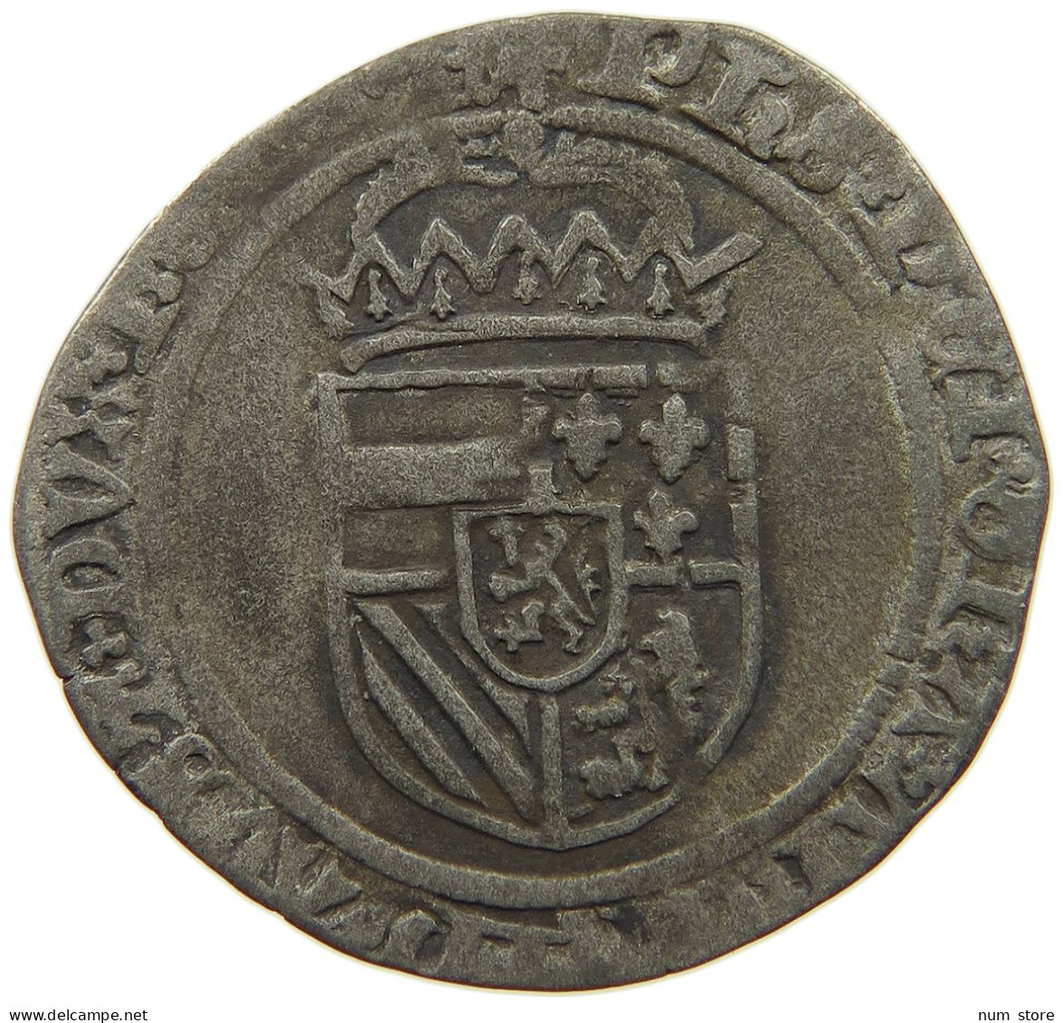 SPANISH NETHERLANDS 3 STUIVERS   #t155 0283 - 1556-1713 Spanish Netherlands