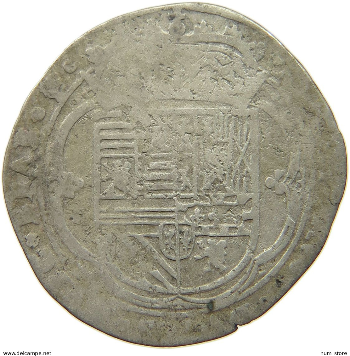 SPANISH NETHERLANDS 3 STUIVERS  Albert & Isabella (1598-1621) #s053 0295 - 1556-1713 Spanish Netherlands