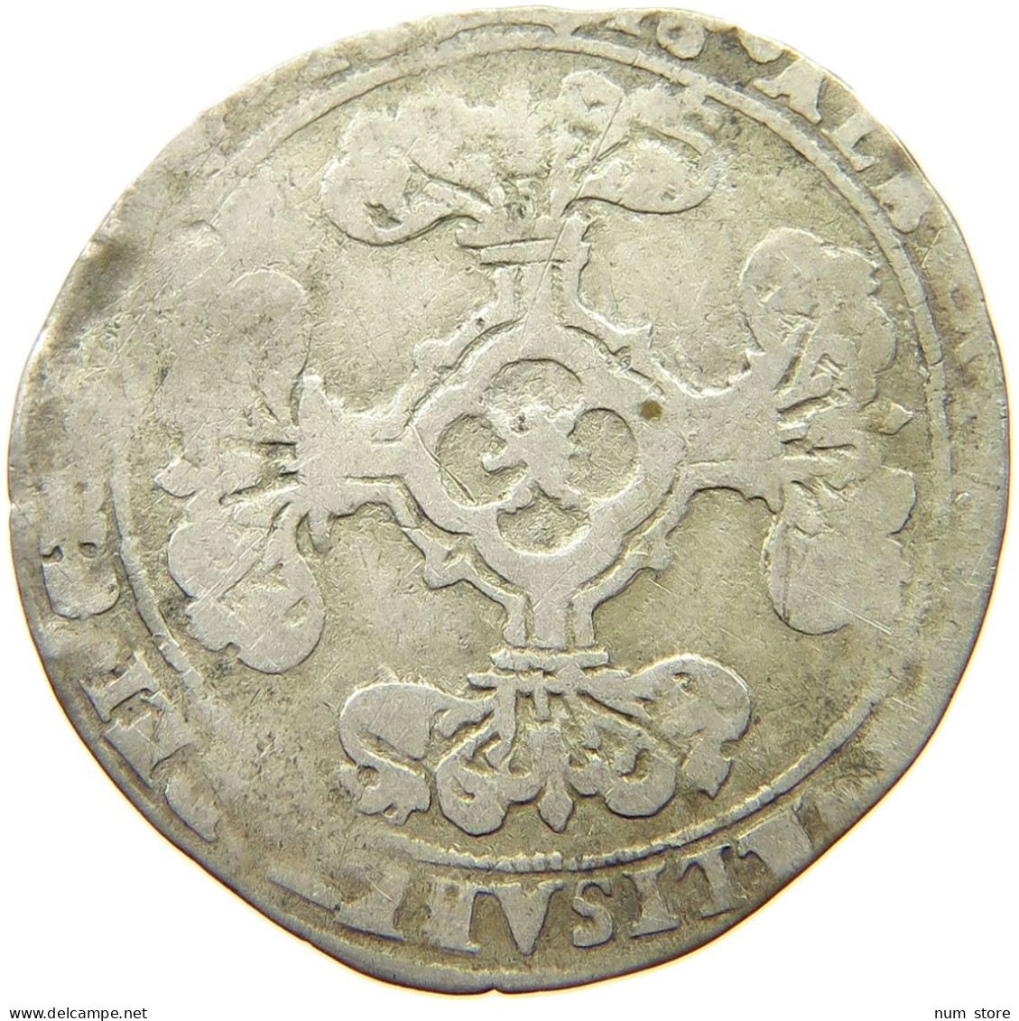 SPANISH NETHERLANDS 3 PATARDS 1616 Albert & Isabella (1598-1621) ANTWERP #t129 0181 - 1556-1713 Spanish Netherlands