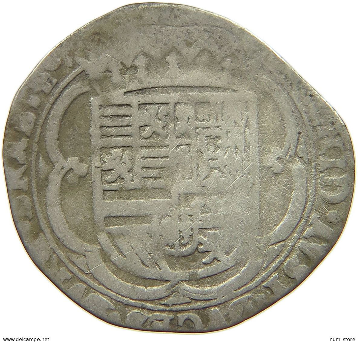 SPANISH NETHERLANDS 3 PATARDS 1624 Albert & Isabella (1598-1621) #s053 0273 - 1556-1713 Pays-Bas Espagols