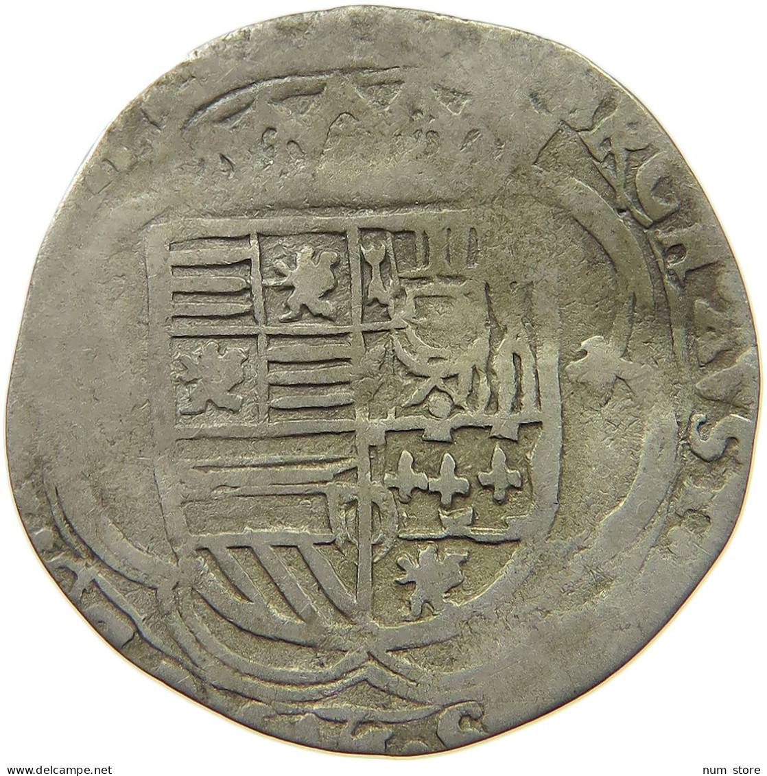 SPANISH NETHERLANDS 3 PATARDS  Albert & Isabella (1598-1621) #s053 0319 - 1556-1713 Paesi Bassi Spagnoli