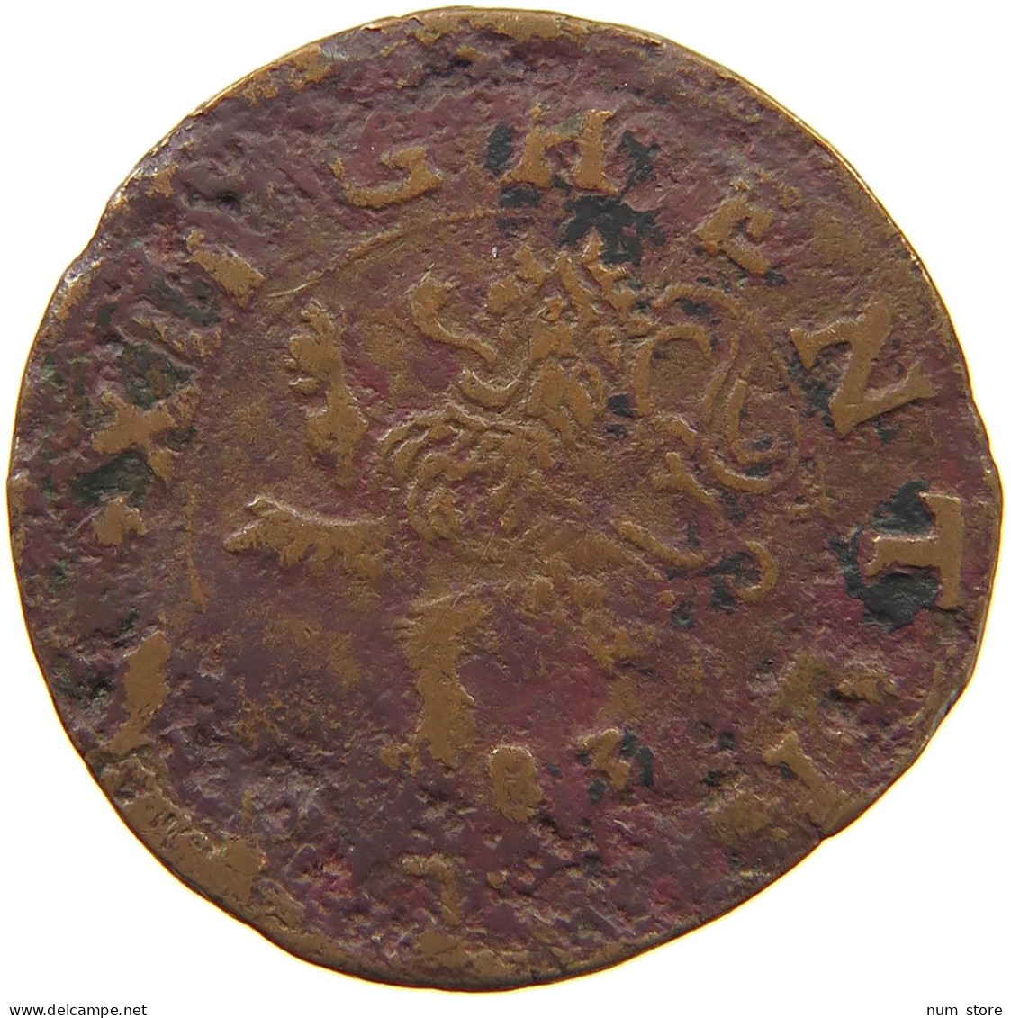 SPANISH NETHERLANDS 12 MITES 1583 GHENT REVOLT #c020 0323 - 1556-1713 Pays-Bas Espagols