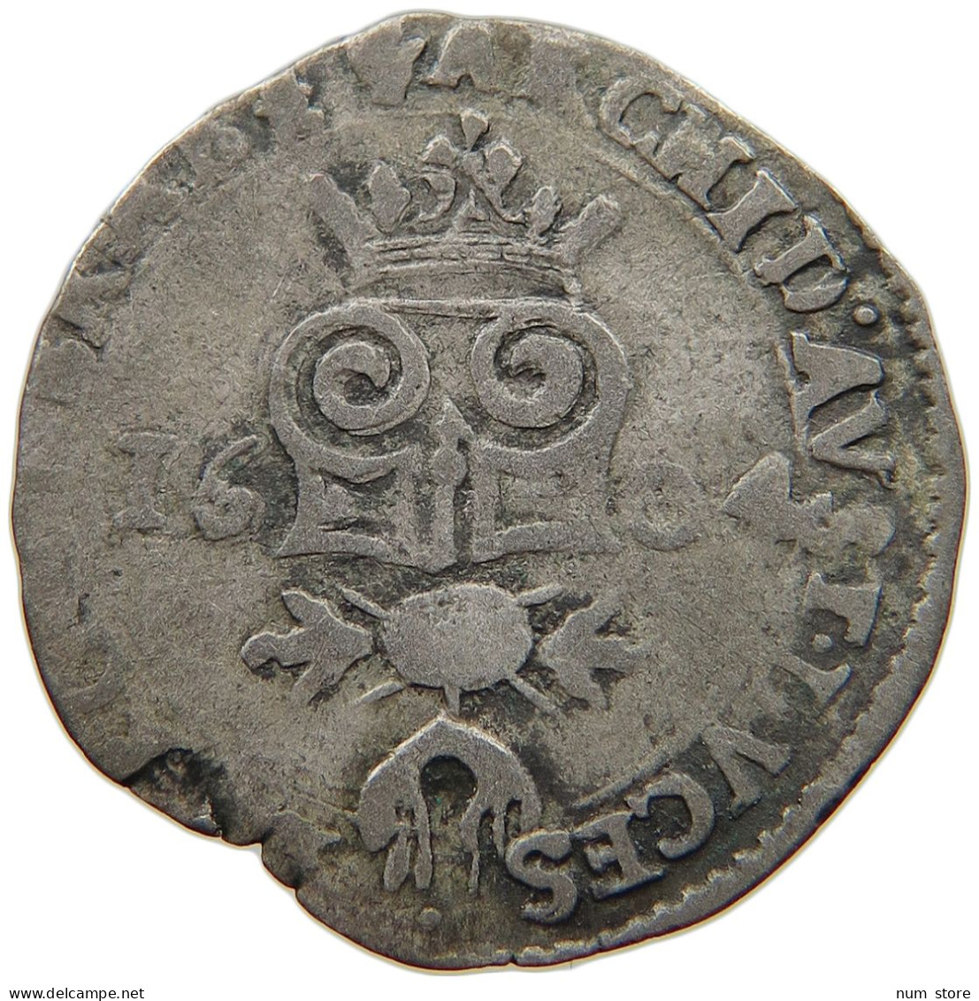 SPANISH NETHERLANDS 1/4 REAL 1604 Albert & Isabella (1598-1621) Antwerp #t078 0167 - Pays Bas Espagnols